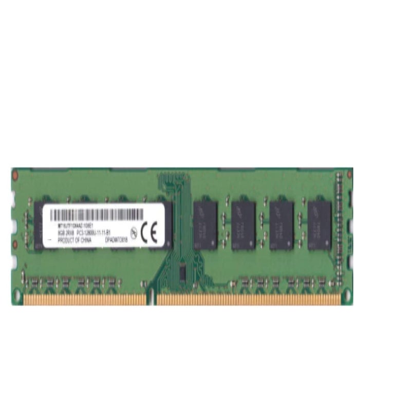 Micron 8GB DDR3 2Rx8 PC3-12800U MT16JTF1G64AZ-1G6E1 Desktop RAM Memory - Image 1